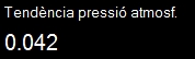 Tend�ncia pressi� atmosf�rica